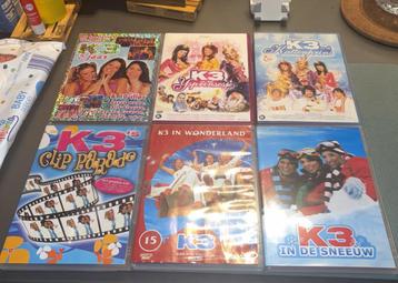 Originele K3 films (10 euro voor alles samen) beschikbaar voor biedingen