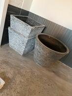 3 plantenbakken, Enlèvement ou Envoi, Synthétique, 60 cm ou plus, Jardin