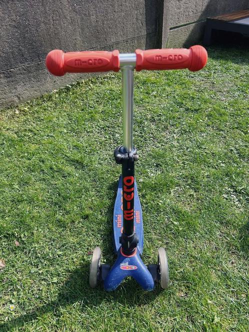 Step mini micro 2 tot 6 jaar inklapbaar - 3 wielen, Fietsen en Brommers, Steps, Zo goed als nieuw, Gewone step, Ophalen