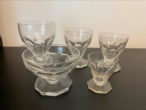 37 Val Saint Lambert Aurillac kristallen glazen, Antiek en Kunst, Antiek | Glaswerk en Kristal, Ophalen