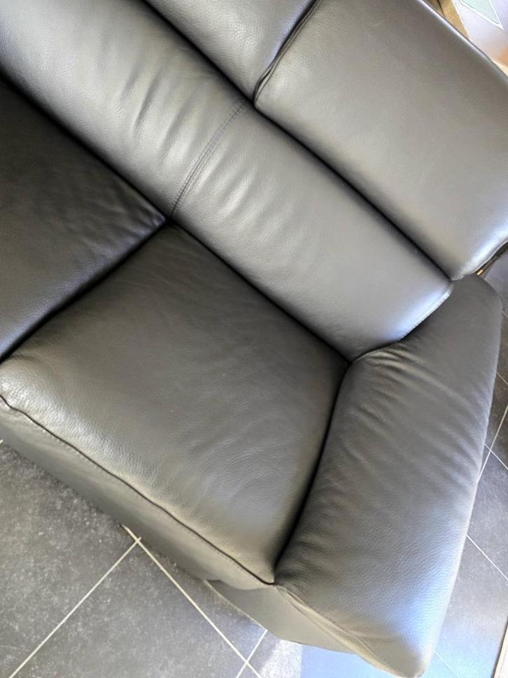 Salon, Huis en Inrichting, Zetels | Complete zithoeken, Zo goed als nieuw, Leer, Ophalen