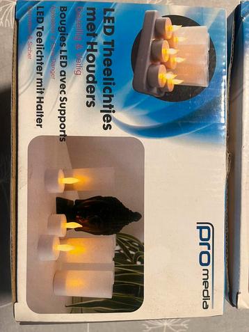 Led theelichtjes ( oplaadbaar ). 12 stuks beschikbaar voor biedingen