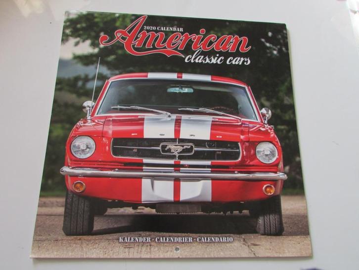 AMERICAN CLASSIC CARS, KALENDER 2020, Diversen, Kalenders, Nieuw, Maandkalender, Ophalen of Verzenden