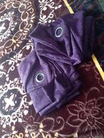 Rideaux, taille 140, longueur 250, tissu épais, violet, 2 pi, Maison & Meubles, Enlèvement