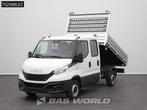 Iveco Daily 35S16 Driezijdige Automaat Kipper Dubbel Cabine, Auto's, Bestelwagens en Lichte vracht, Automaat, Stof, Gebruikt, Euro 6