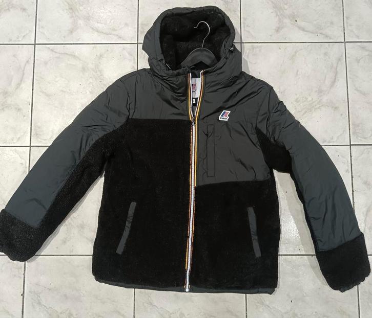 Samson puur zwart k-way fleecejack, Kleding | Heren, Jassen | Winter, Nieuw, Zwart, Verzenden