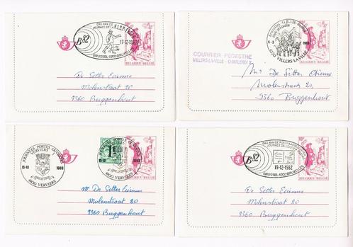 29 Postbladen Belgica 1982 met speciale gelegenheidsstempels, Postzegels en Munten, Postzegels | Europa | België, Gestempeld, 1e dag stempel