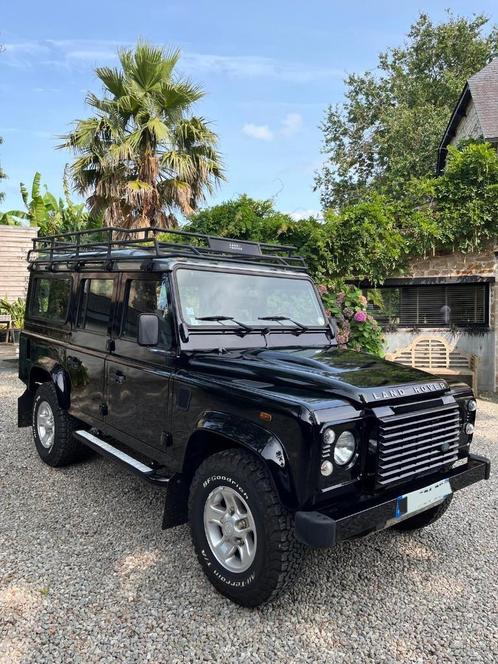DEFENDER 110 ZWART 2013 FRANKRIJK, Auto's, Land Rover, Particulier, 4x4, Alarm, Centrale vergrendeling, Climate control, Elektrische ramen