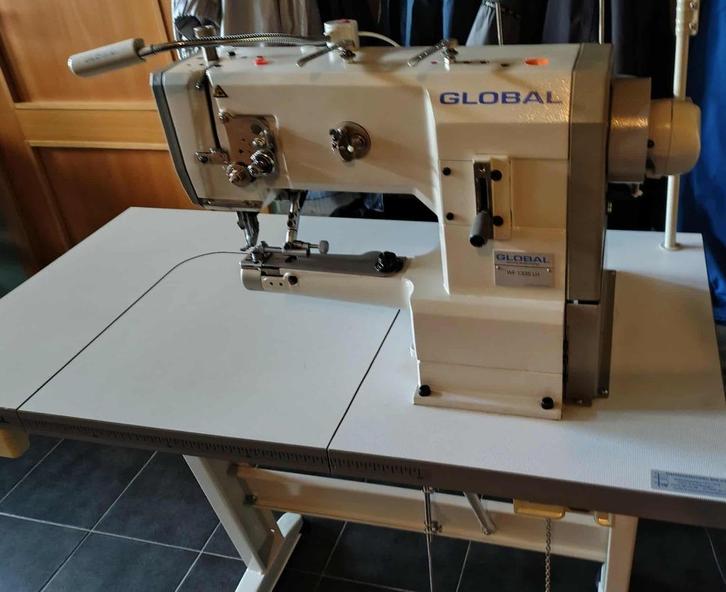 Leder naaimachine Global, Hobby en Vrije tijd, Naaimachines en Toebehoren, Gebruikt, Naaimachine, Overige merken, Industrieel