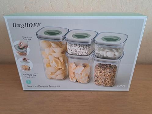 Set de 5 boîtes de conservation " Berghoff" - Neuf, Huis en Inrichting, Keuken | Keukenbenodigdheden, Nieuw, Ophalen