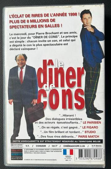 K7 VHS - le dîner de cons - Film culte beschikbaar voor biedingen