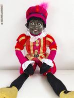 Authentieke V&D etalage zwarte Piet pop - 60cm, rood/roze, Verzenden