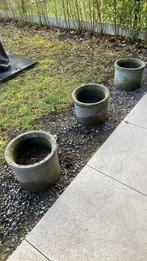 Pots de fleurs en pierre, Jardin & Terrasse, Enlèvement, Utilisé