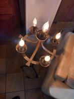 luminaire chandelier en fer forgé 110cm, Maison & Meubles, Enlèvement, 100 à 150 cm, Utilisé, Métal