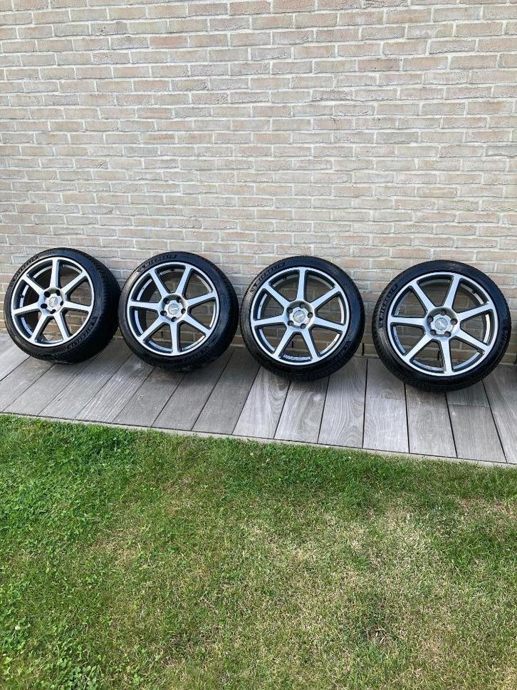 18 duim velgen 5x112 !!! NIEUWSTAAT !!!, Auto-onderdelen, Banden en Velgen, Banden en Velgen, Zomerbanden, 18 inch, 225 mm, Personenwagen
