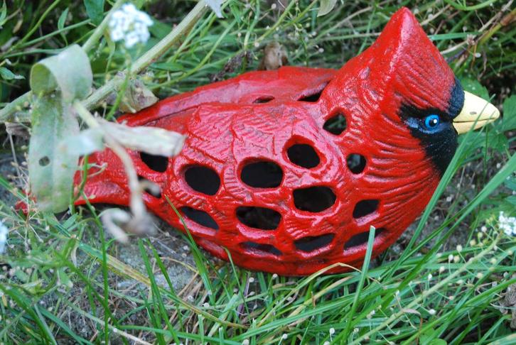 POLYCHROOM GEPATINEERDE GIETIJZEREN KANDELAAR, Huis en Inrichting, Woonaccessoires | Overige, Nieuw, Ophalen of Verzenden