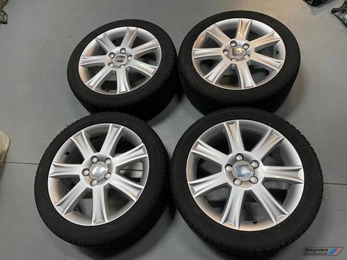 Seat Altea lm velgen 17 inch Leon 5x112 met banden VW golf, Autos : Pièces & Accessoires, Pneus & Jantes, Pneus et Jantes, Pneus été