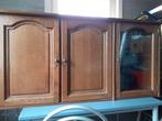 Bovenste deel van eikenhouten tv-kast, Waregem, Huis en Inrichting, Kasten | Wandmeubels, Ophalen, Gebruikt