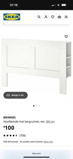 Nieuw(verpakking) Hoofdeinde met bergruimte (Brimnes - Ikea), Ophalen, Nieuw, Overige maten, Verstelbaar