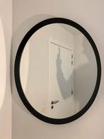 Spiegel rond Ikea met zwart metalen rand, Rond, Zo goed als nieuw, Ophalen