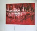 Blood forest. Acrylverf op canvas. 60x 80 cm, Ophalen of Verzenden