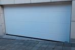 Porté de garage blanc sectionnelle, motorisé, 5m., Bricolage & Construction, Fenêtres & Moustiquaires, Enlèvement, Utilisé