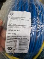 16 mm2 zwart en blauw 100m, Doe-het-zelf en Bouw, Ophalen of Verzenden, Nieuw