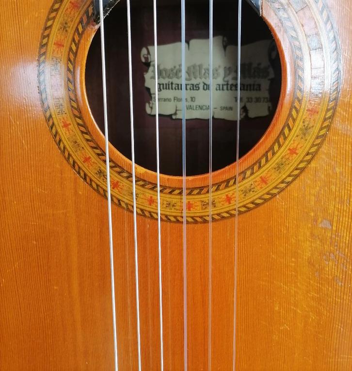 Guitare flamenca José Más y Más, Musique & Instruments, Instruments à corde | Guitares | Acoustiques, Utilisé, Guitare classique ou espagnole
