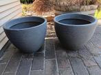 2 Bloembakken pvc, Ophalen, Kunststof, Minder dan 60 cm, Rond