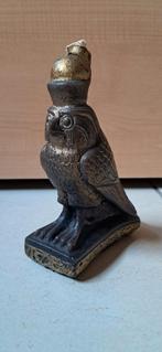 Kaars Egyptische god Horus, Huis en Inrichting, Woonaccessoires | Kandelaars en Kaarsen, Ophalen of Verzenden, Goud, Kaars