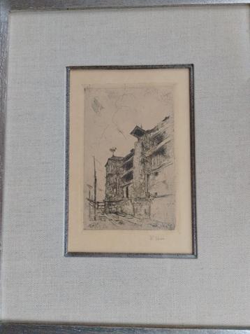 Walter Vaes  1882 - 1958  Stadsgevel  beschikbaar voor biedingen