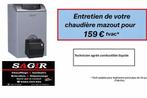 Chauffagiste Entretien chaudiere mazout 159€*, Enlèvement ou Envoi