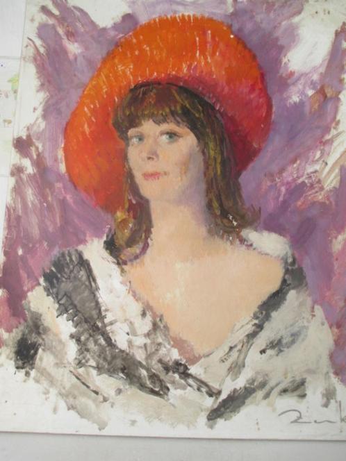 Staf (Gustaaf)  ZERK - pastel, Antiek en Kunst, Kunst | Schilderijen | Klassiek, Ophalen of Verzenden