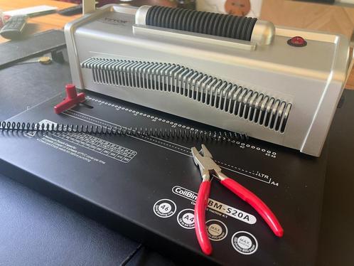 inbindmachine Vevor met spiraalruggen, Diversen, Bureau-accessoires, Nieuw, Ophalen