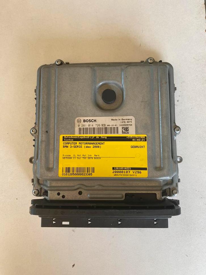 Bmw 330d (E90/91) 3.0d (N57D30A) 0281014726 Ecu, Auto-onderdelen, Elektronica en Kabels, BMW, Gebruikt, Ophalen of Verzenden