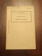 1940 US WW2 TM 1-422 Grinding Machines, Ophalen of Verzenden, Landmacht, Overige typen