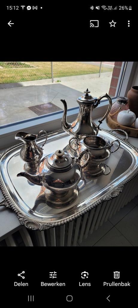 Thee-set en theelepels, Huis en Inrichting, Woonaccessoires | Dienbladen, Gebruikt, Ophalen