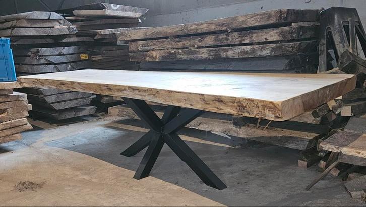 boomstamtafel,  slabs, tuintafels , op maat, Doe-het-zelf en Bouw, Hout en Planken, Ophalen of Verzenden