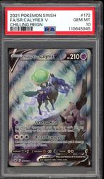 Shadow Rider Calyrex V PSA 10 - 172/198 - Un règne effrayant, Enlèvement ou Envoi, Comme neuf, Cartes en vrac