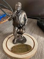 Bronzen beeldje andre hazes en plaatje, Verzamelen, Ophalen, Zo goed als nieuw