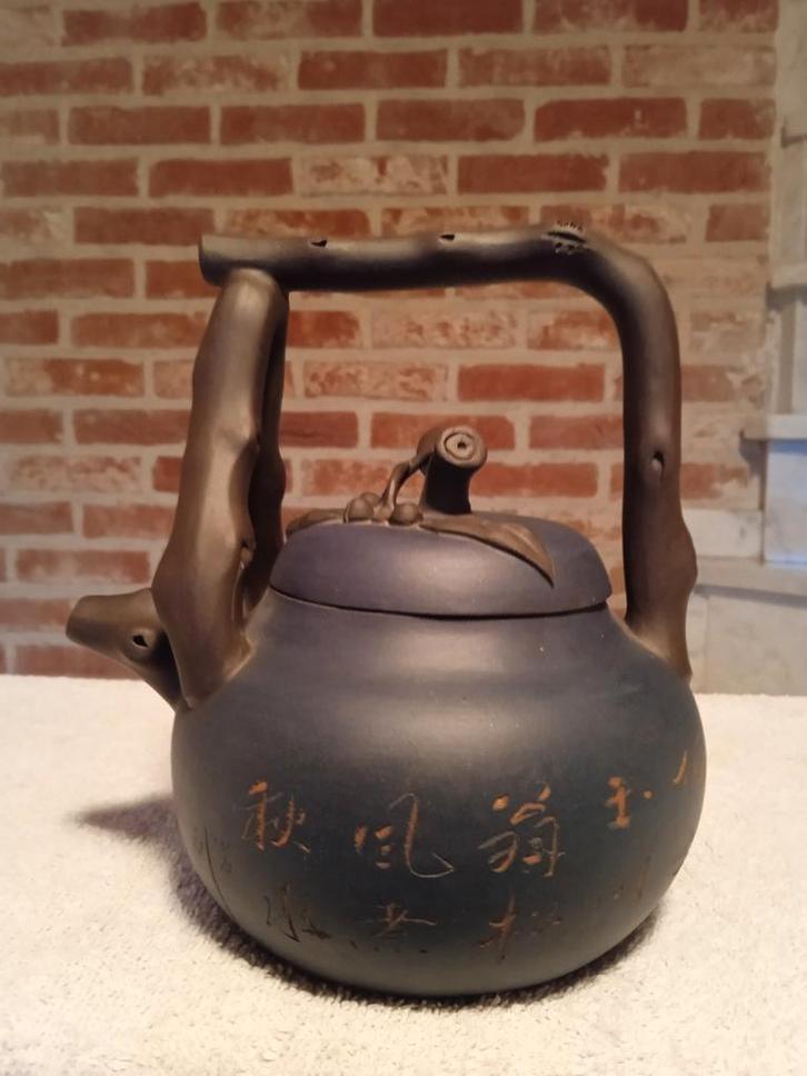 Oude Chinese Yixing Zisha Kleitheepot, Antiek en Kunst, Kunst | Overige Kunst, Ophalen