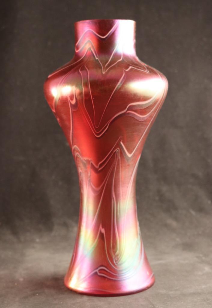 Mooie grote Jugendstil vaas, Antiek en Kunst, Antiek | Glaswerk en Kristal, Ophalen of Verzenden