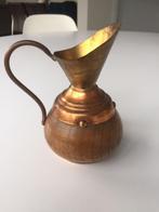 Oud kannetje in hout en koper, Ophalen of Verzenden