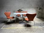 Verner Panton System 1-2-3 tafel van Fritz Hansen, Huis en Inrichting, Ophalen, Gebruikt, 50 tot 100 cm, 100 tot 150 cm