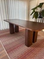 Rechthoekige eettafel tot 8 personen walnoot / notenhout, Ophalen, Zo goed als nieuw