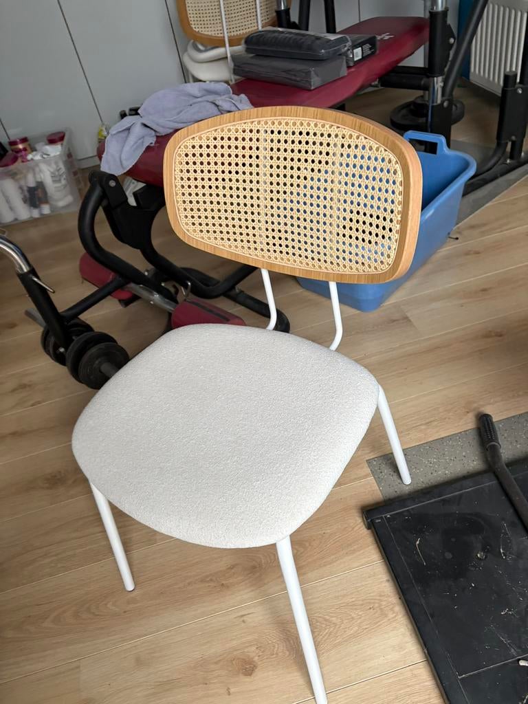 3 roze stoelen, Huis en Inrichting, Stoelen, Zo goed als nieuw, Ophalen