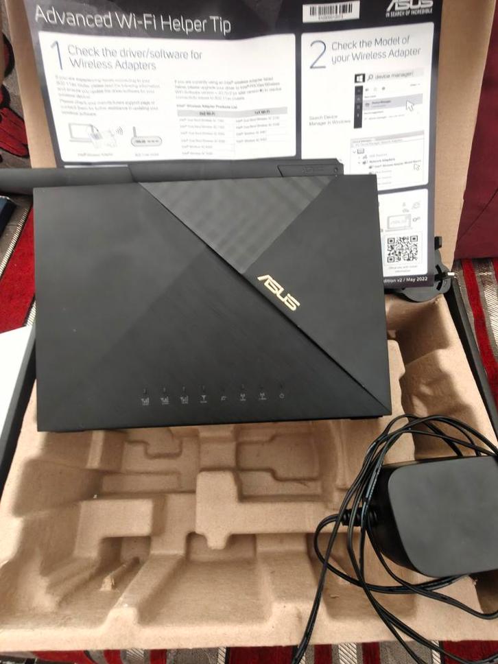 Routeur Asus 4g-AX56 wifi 6, Computers en Software, Routers en Modems, Router