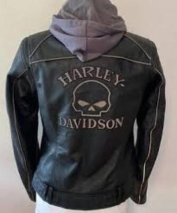 Veste en cuir Harley Davidson pour femme
