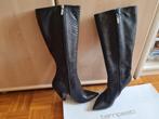 Bottines italiennes taille 39 en cuir croco noir, Comme neuf, Noir, Tempesti, Enlèvement