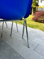 Tuintafel in hoogte verstelbaar + 6 stoelen, Tuin en Terras, Tuintafels, Ophalen, Gebruikt, Rechthoekig, Overige materialen